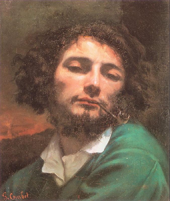 Self-Portrait (Man with a Pipe), Courbet, Gustave